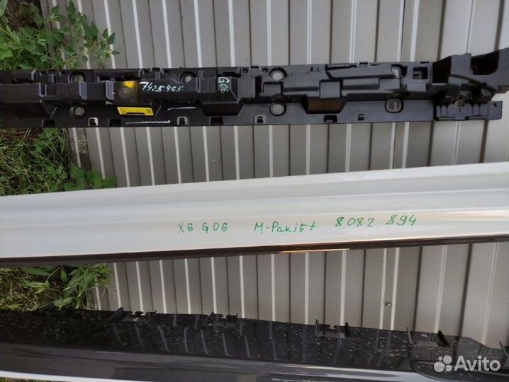 Накладка порога Bmw X6 G06 2019