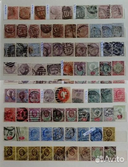 Великобритания, колонии, марки по 2 руб