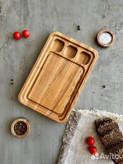 Доска для подачи из дерева, деревянная тарелка опт