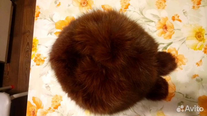 Шапка Песец б/у