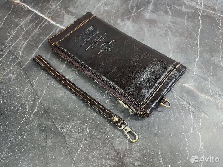 Кошелек портмоне из натуральной воловьей кожи