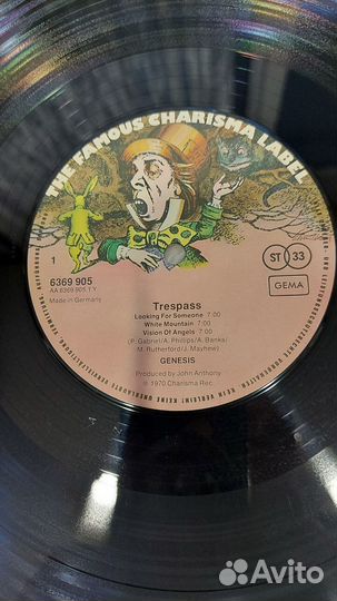 Genesis-70 NM/NM/Ger-оригинал