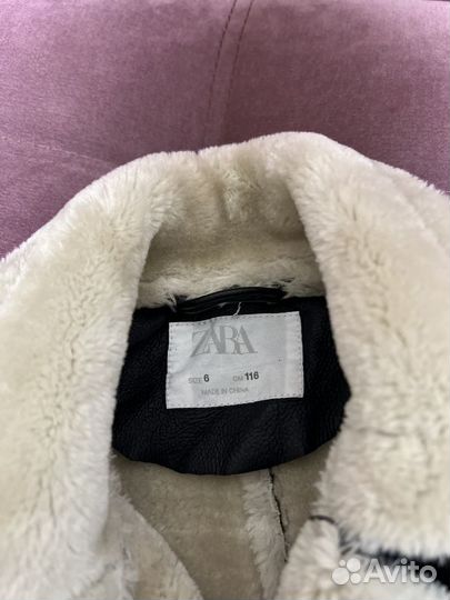 Дубленка детская zara