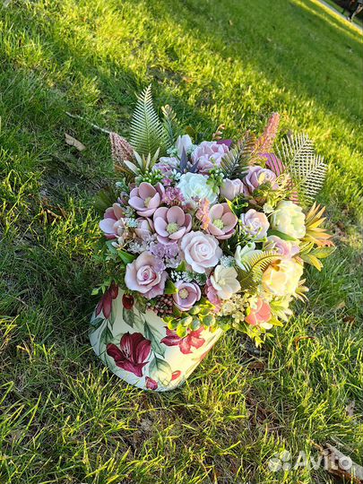 Праздничные букеты из мыла