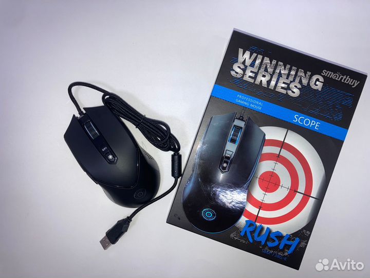Мышь проводная игровая Smartbuy rush Scope
