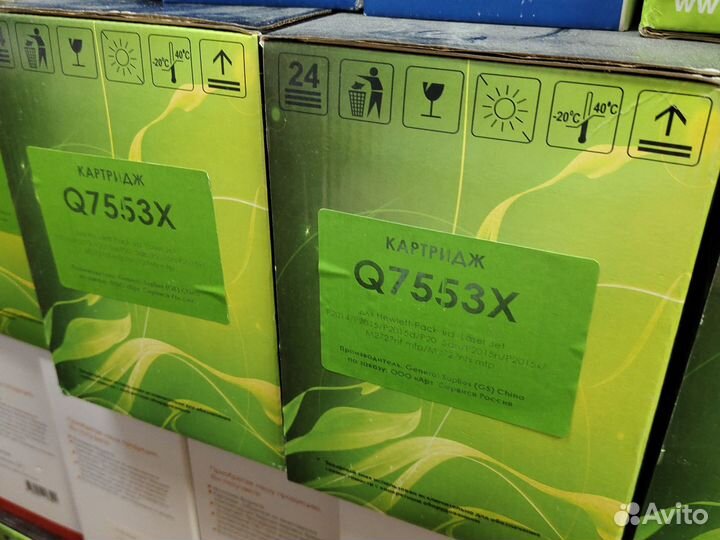 Картриджи hp Q7553X совместимые