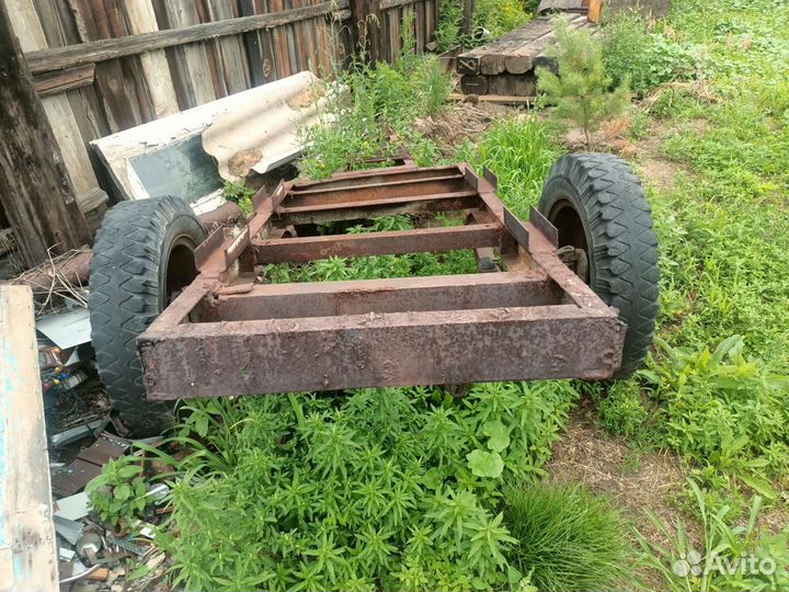 Телега одноосная