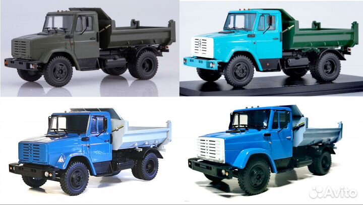 ЗИЛ самосвалы 1к43