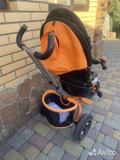 Велосипед трехколесный с ручкой