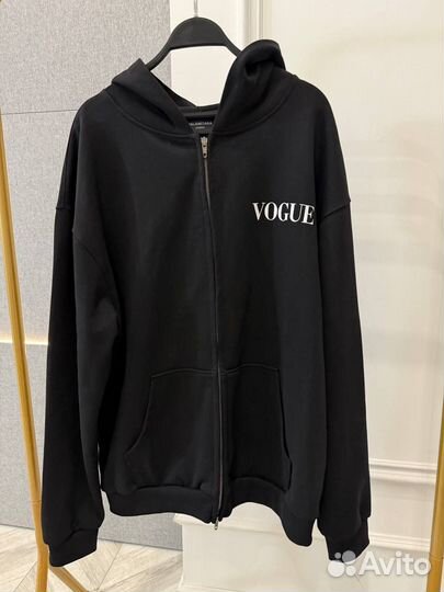 Худи зип vogue balenciaga