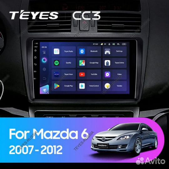 Магнитола Mazda 6 2007-2012 CC3 9