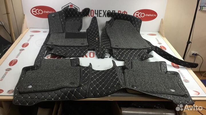 3D Коврики Volkswagen Touareg из Экокожи