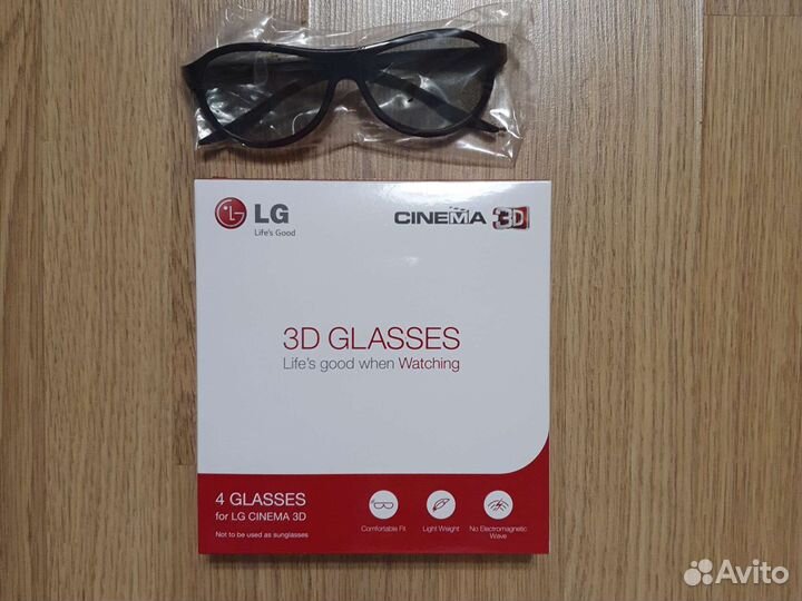 3D очки lg