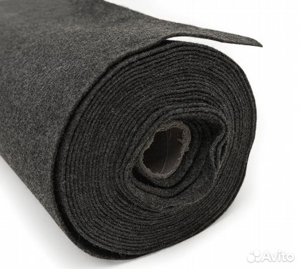 Ткань Карпет (Ширина 1,5 м - Графит) 4 пог. метра