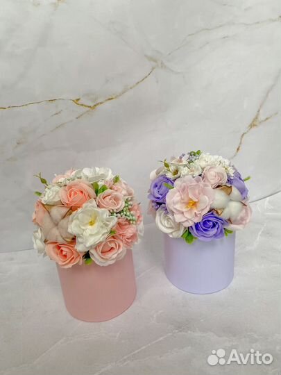 Букет из мыльных цветов