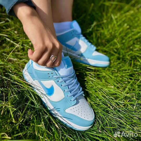 Кроссовки женские nike dunk blue