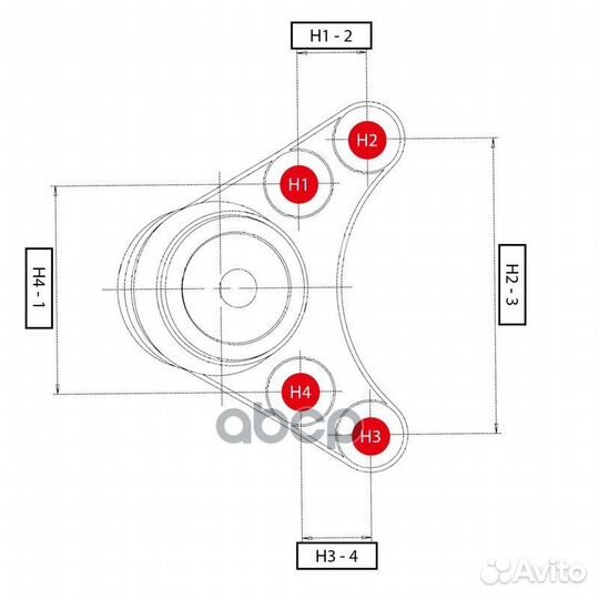 Опора шаровая KIA besta/frontier 4WD -03 CB0218