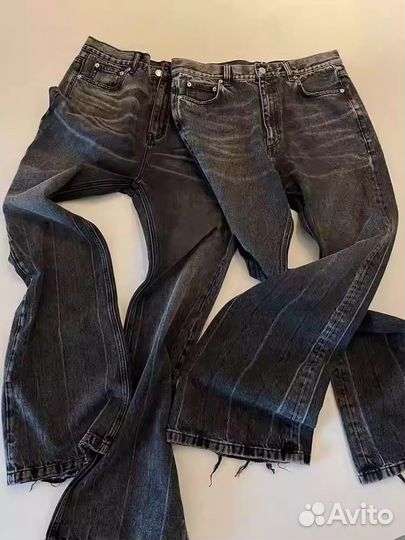 Джинсы клёш Rick Owens bolan