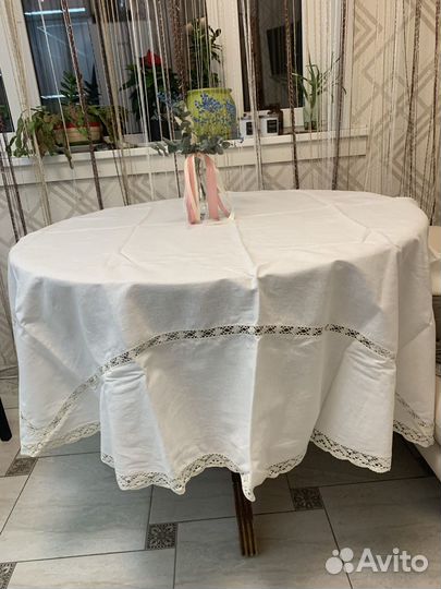 Скатерти лен, хлопок