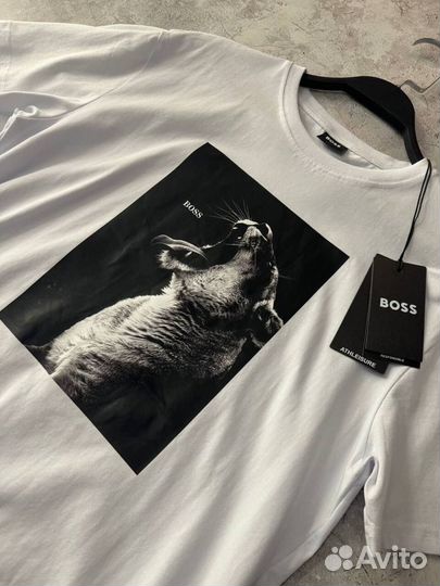 Футболка Hugo Boss с пантерой