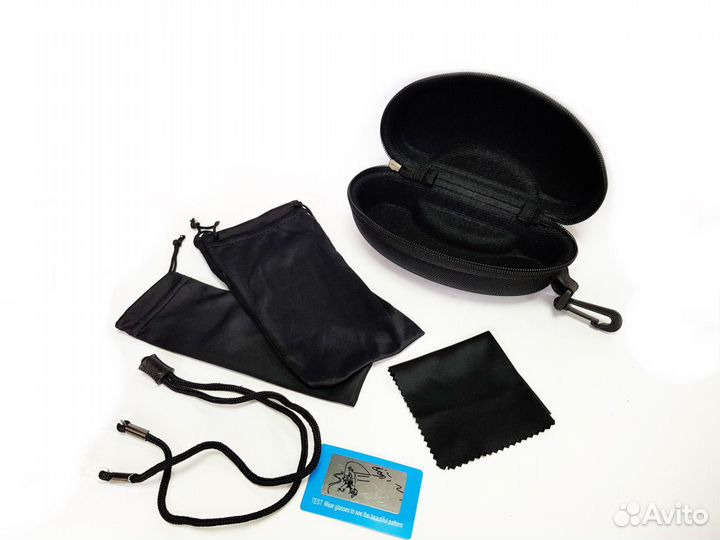 Очки newboler 5 со сменными линзами черно-синие