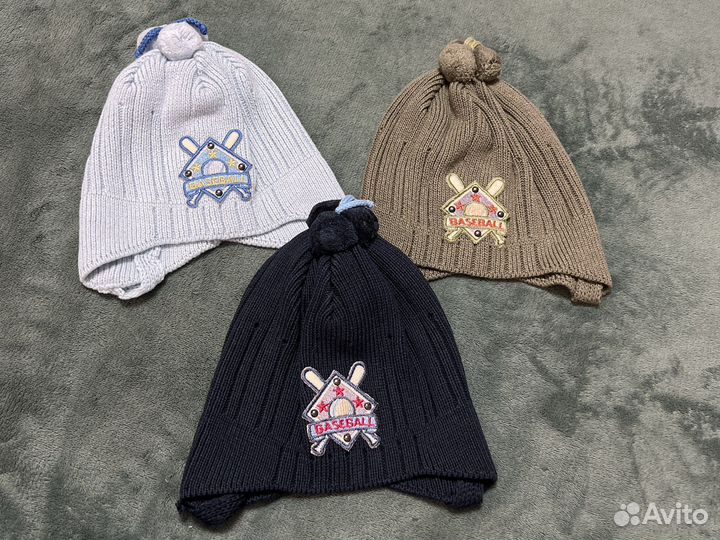 Шапочка для мальчика 1-3 года Польша новая