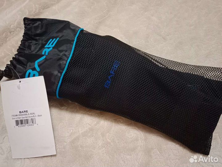 Перчатки неопреновые Bare 5mm размер XL