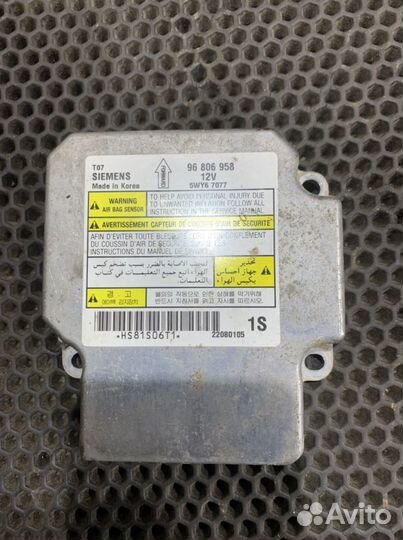 Блок SRS AirBag Chevrolet Aveo T250 Авео