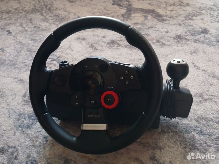 Игровой руль logitech driving force gt
