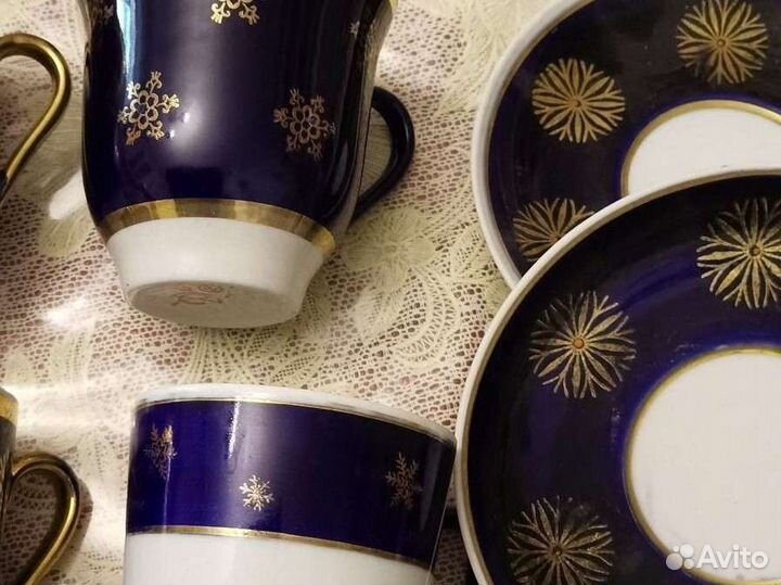 Кобальтовая посуда разная