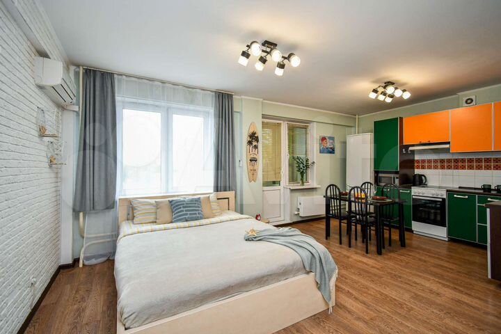 Квартира-студия, 38 м², 2/17 эт.