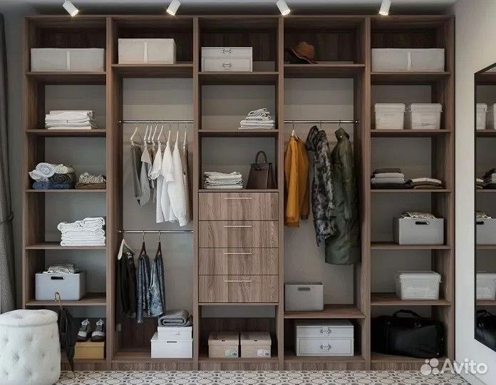 Гардеробная на заказ от производителя
