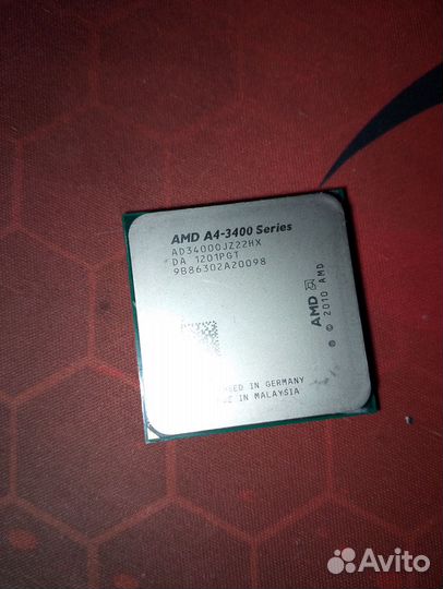 Процессор a4 3400 FM1