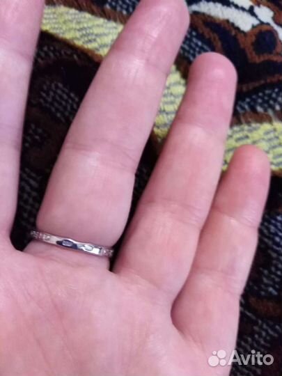 Серебряное кольцо. 925 пробы. Спаси и сохрани
