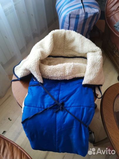 Зимний конверт в коляску