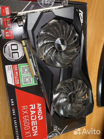 Видеокарта RX 6600 XT 8gb купить в Смоленске | Электроника | Авито