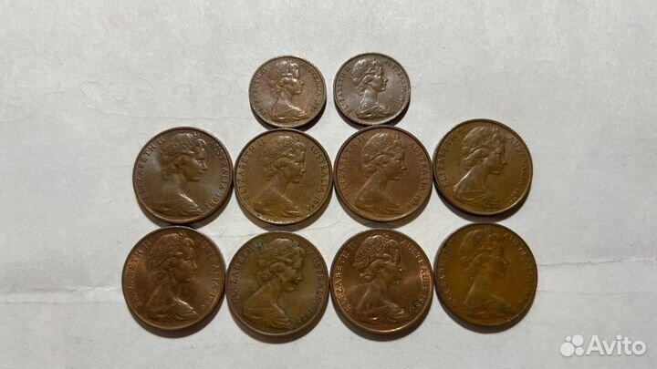 Монеты Австралия старые