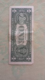Купюра 1 доллар 2001