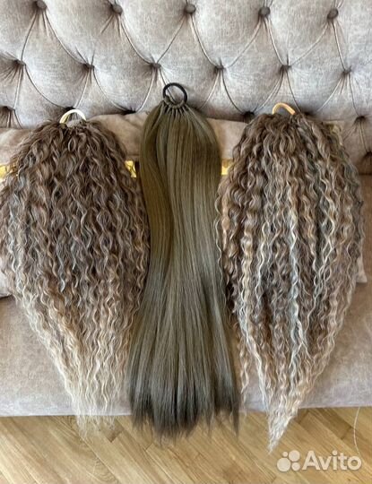 Хвост на резинке /накладной хвост /шиньен