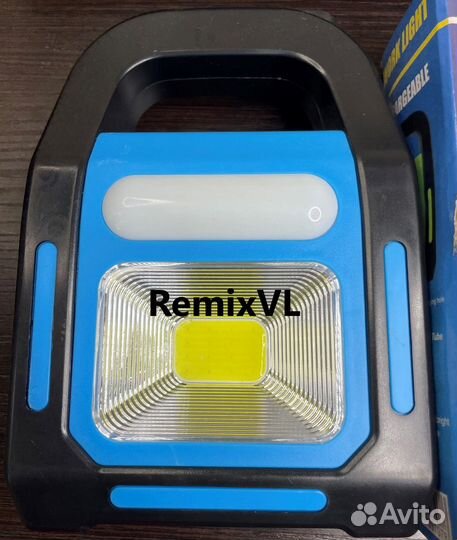 Видео фонарь аккумуляторный с солнечной батареей