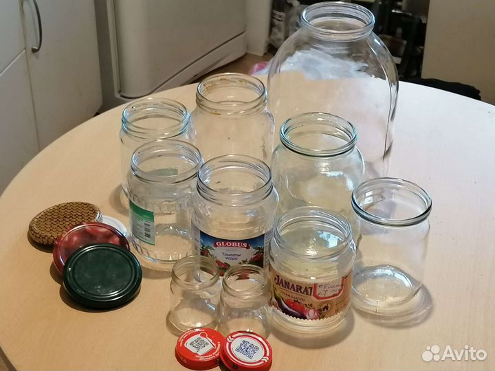 Банки 3 л, 2 л, 1 л. 800 мл, 750 мл, 670 мл, 0,5 л
