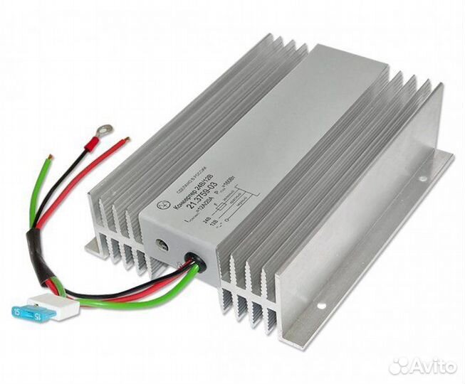 Преобразователь напряжения 24-12 V 20A 160 Вт
