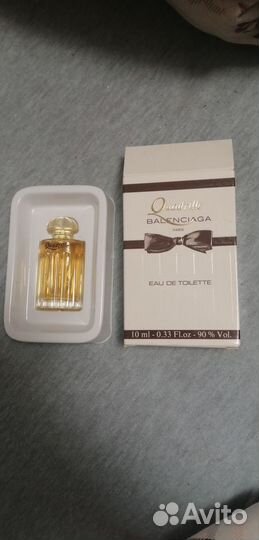 Balenciaga quadrille туалетная вода Франция винтаж