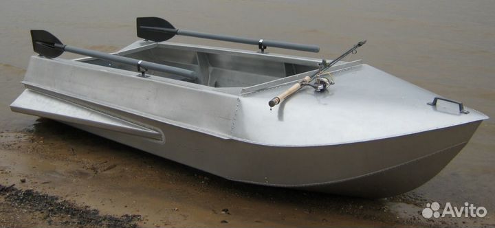 Лодка Романтика-Н 3 м., дюралевая,с булями,новая