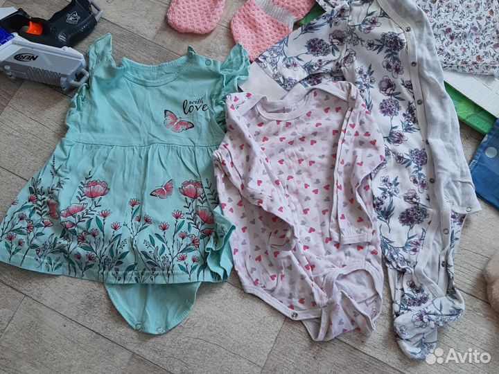 Детские вещи для девочки 68 74
