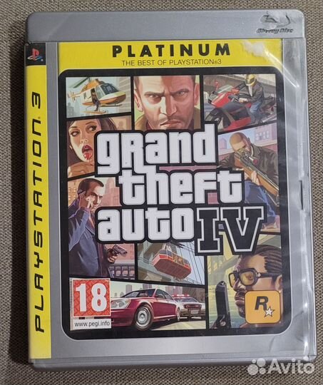 Диск gta 4 для ps3
