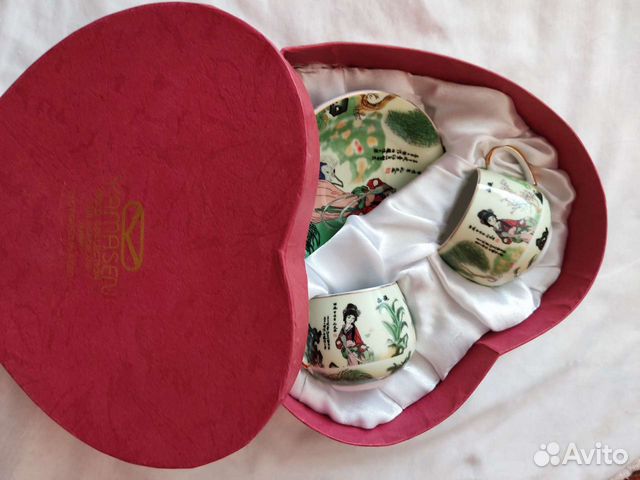 Фарфоровая кофейная пара