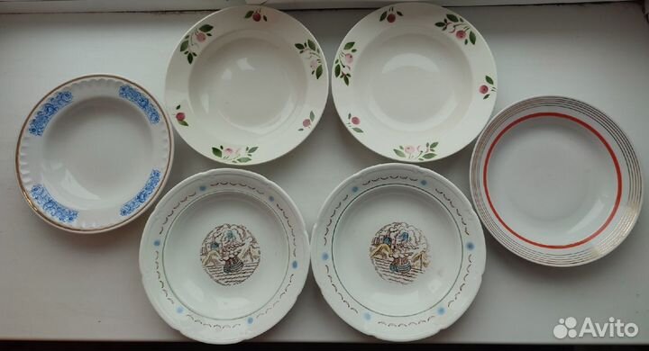 Фарфоровые тарелки СССР