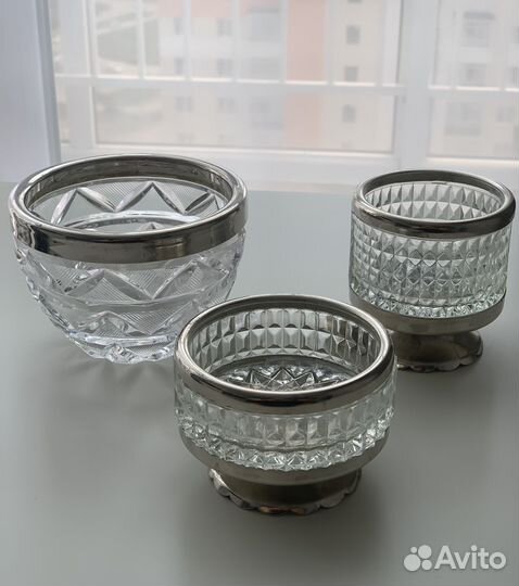 Креманки Стеклянные Вазочка Хрустальная