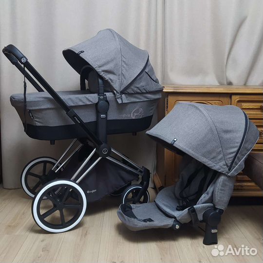 Коляска 2в1 Cybex Priam ll Manhattan grey